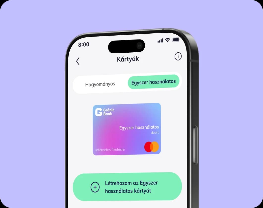 mobiltelefon egyszer használatos bankkártyát ábrázolva