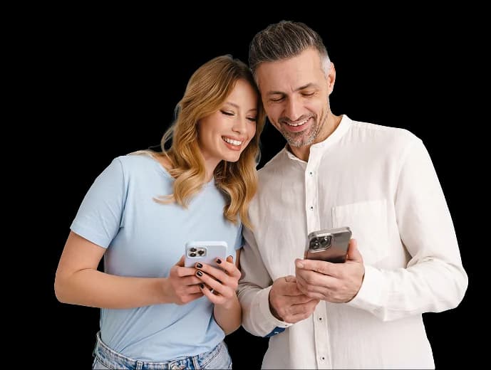 people watching phone
